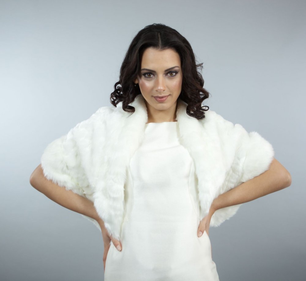Capa de mireasa Carolina, ivory