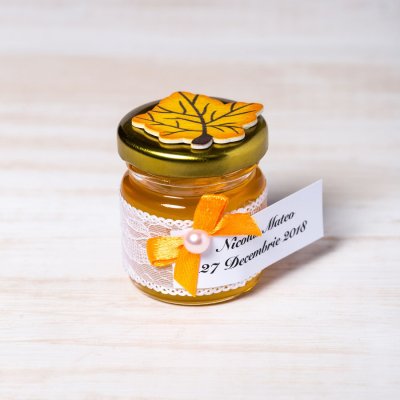 Marturii borcanele miere nunta tema toamna