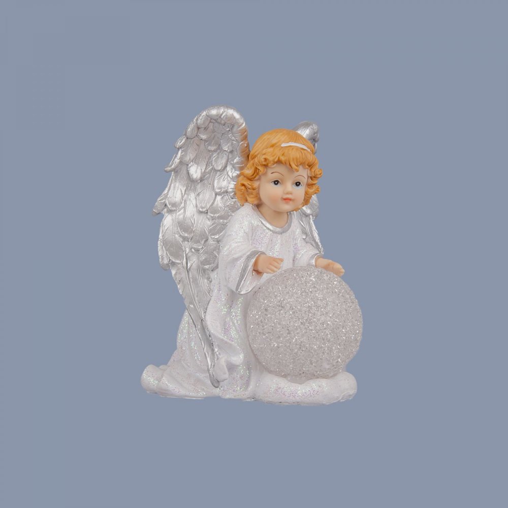 Statueta inger cu glob