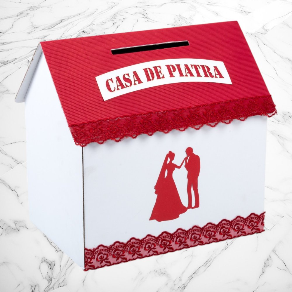 Casuta dar nunta rosie