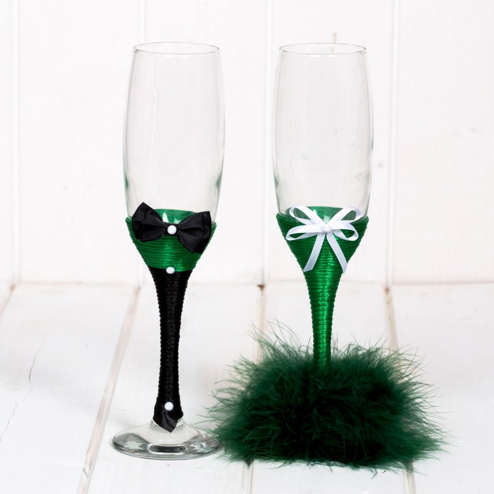 Set pahare verde nasi