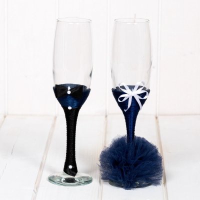 Set pahare bleumarin nasi