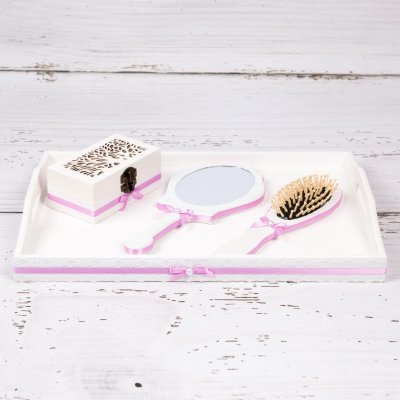 Set gatitul miresei decor lila