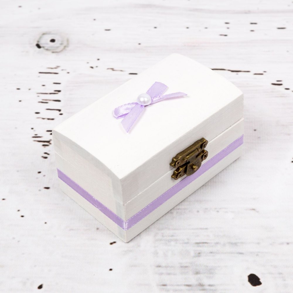 Cutiuta mot botez decor lila