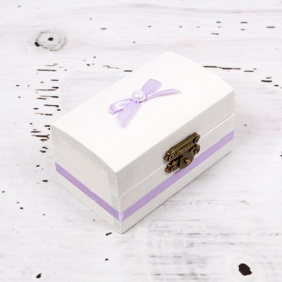 Cutiuta mot botez decor lila