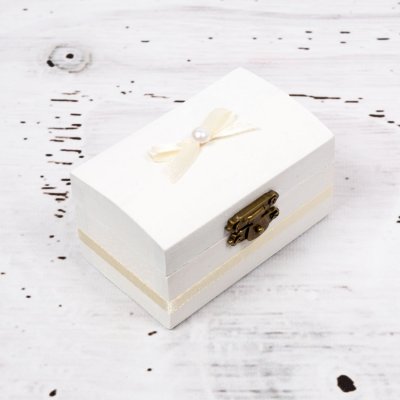Cutiuta mot botez decor ivory