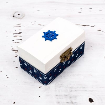 Cutiuta mot botez decor marin
