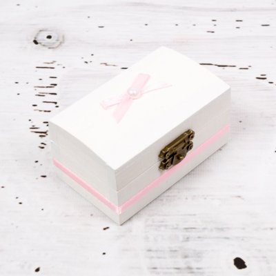 Cutiuta mot botez decor roz