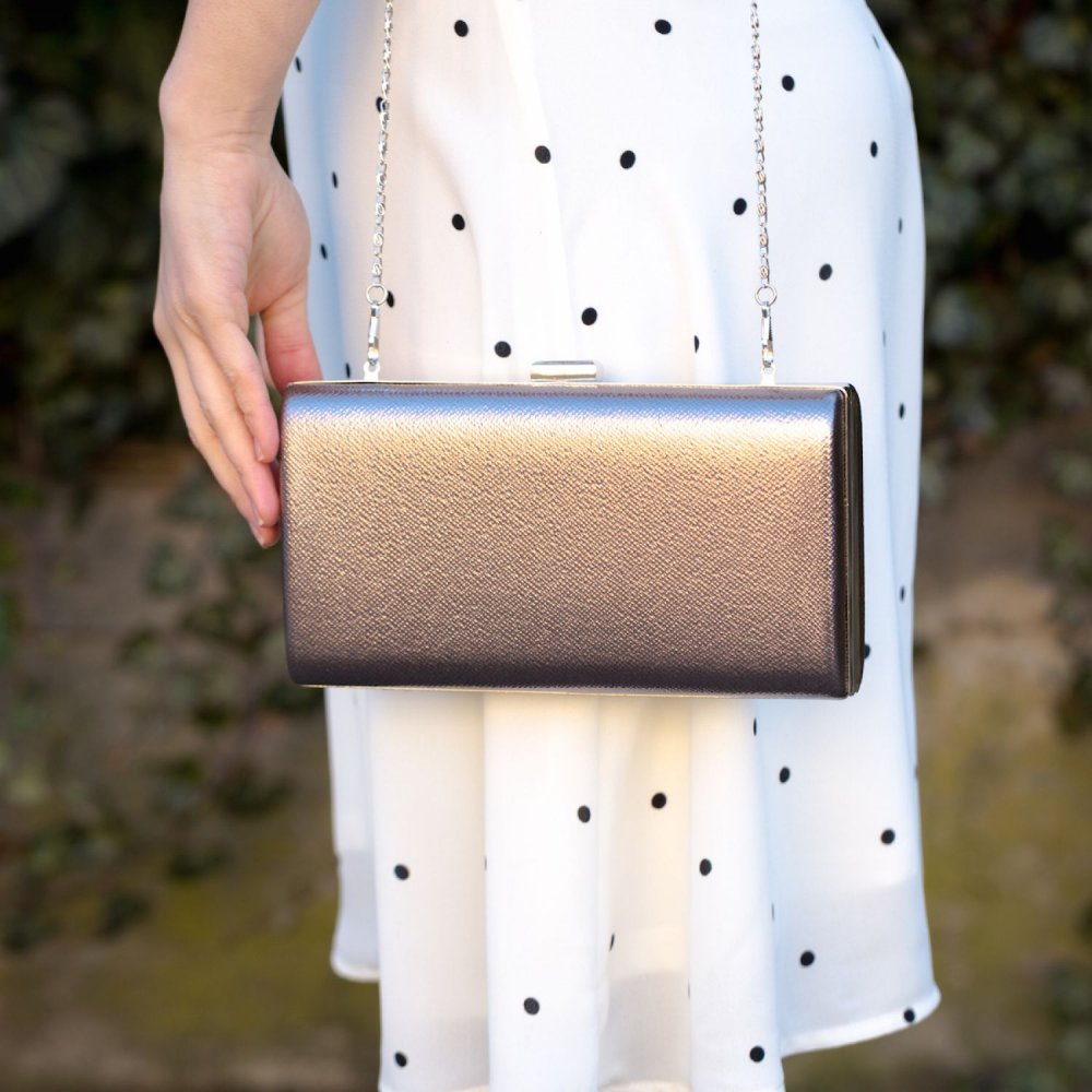 Clutch de ocazie champagne