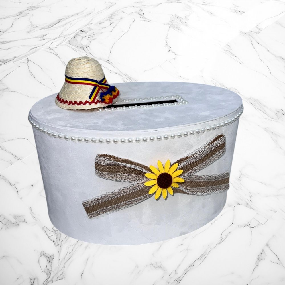 Cutie de dar model rustic
