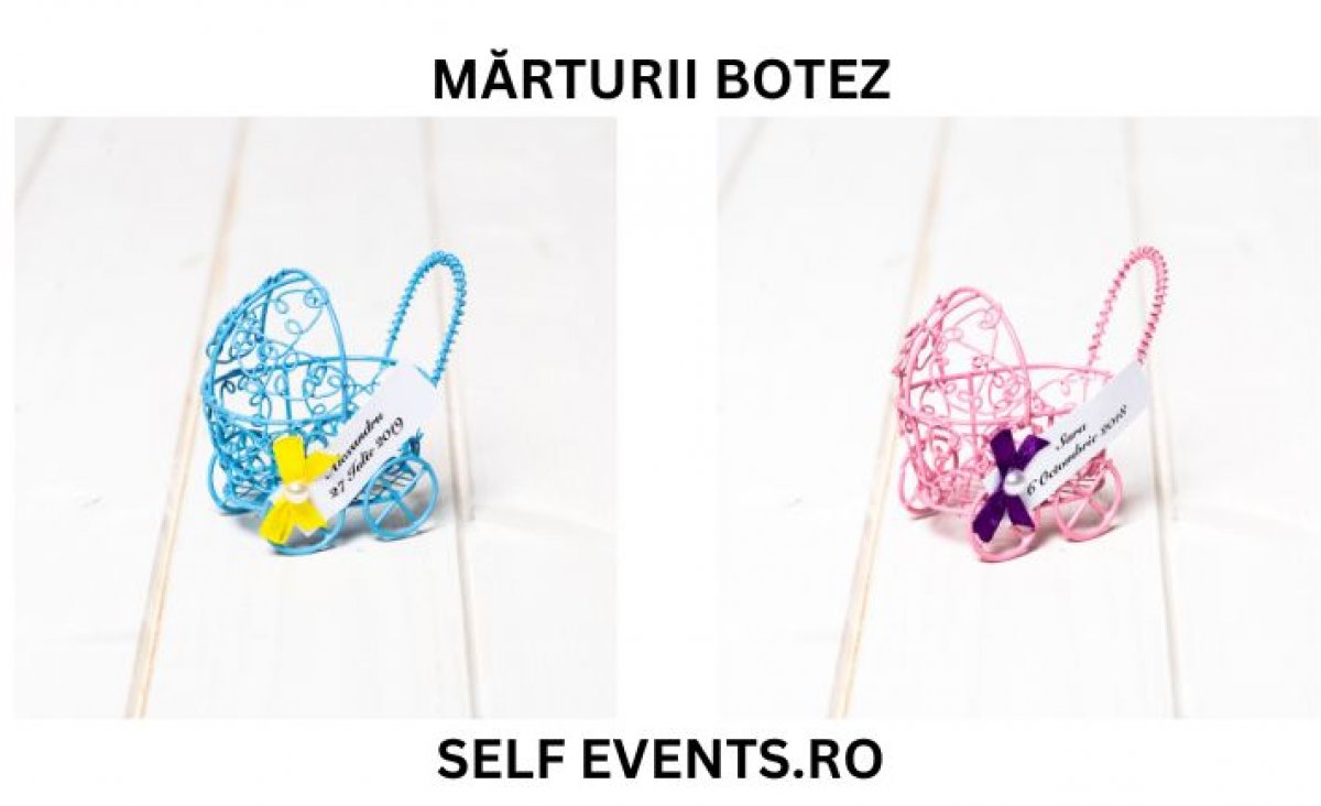 Marturii de botez din sârmuliță – eleganță și originalitate pentru evenimentul tău special