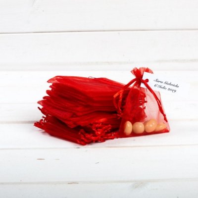 Mărturii de nuntă: săculeți de organza