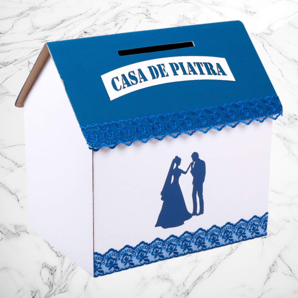 Casuta dar nunta albastra
