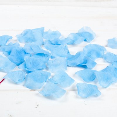 Petale trandafiri bleu nunta