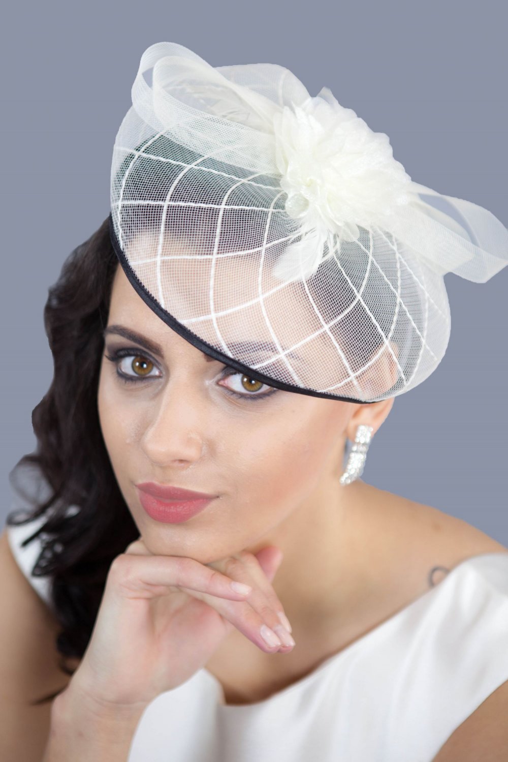 Voaleta mireasa Bella, ivory