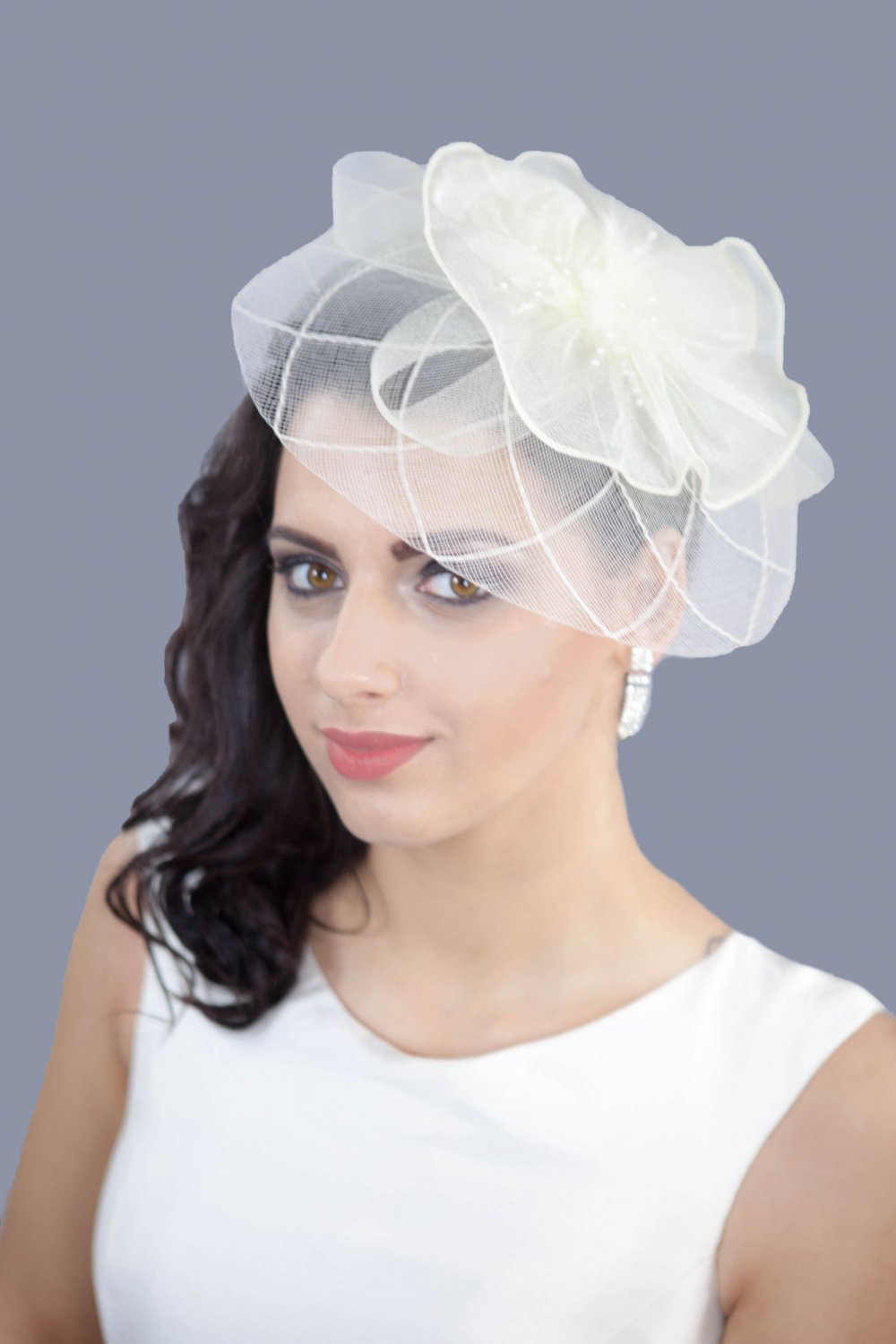 Voaleta de mireasa Beverly, ivory