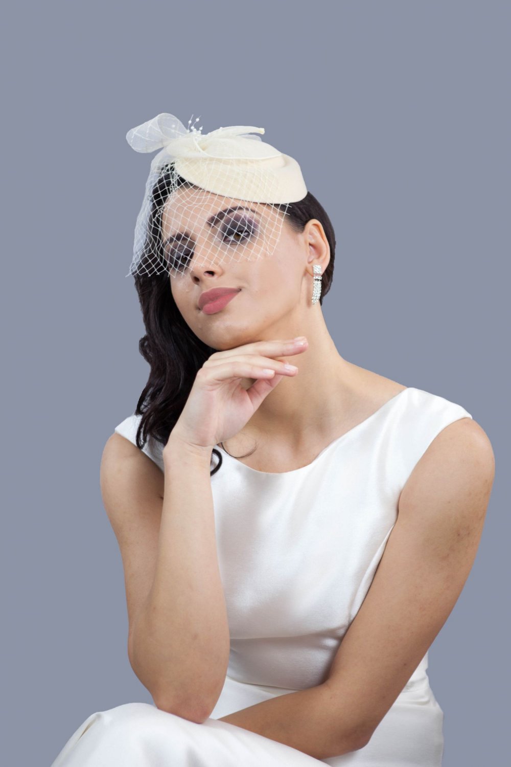 Voaleta de mireasa Bonita, ivory