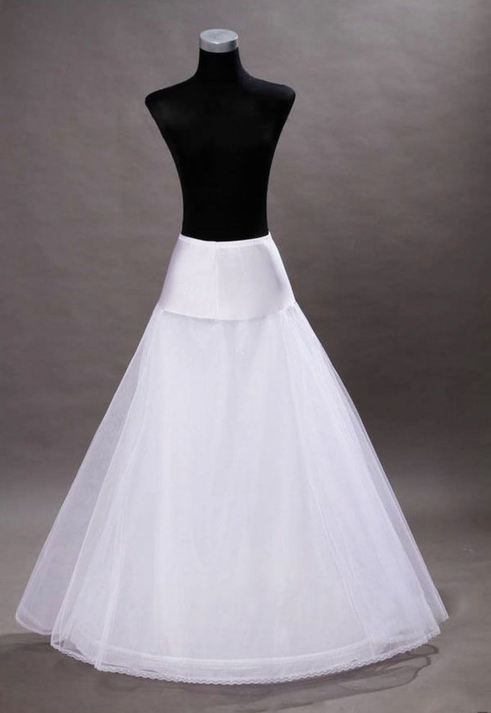 Jupon rochie de mireasa linie A cu un cerc